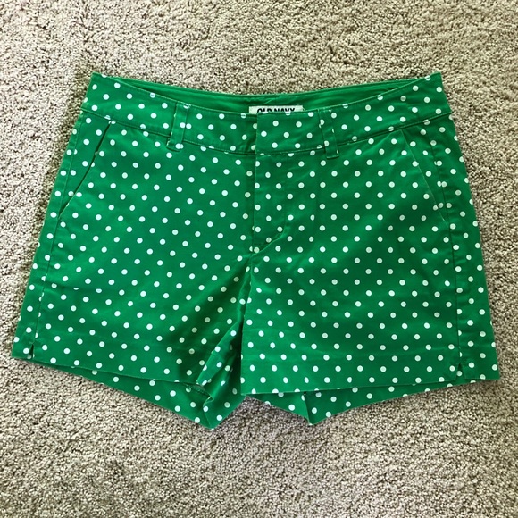 old navy polka dot shorts